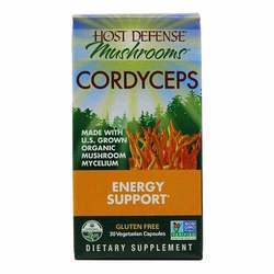 Host Defense Cordyceps - Energy Support - 30 Vegetarian Capsules