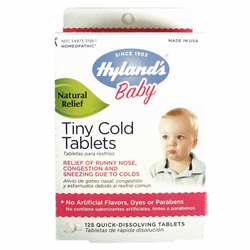 Hyland's Baby Tiny Cold Tablets - 125 Quick-Dissolving Tablets