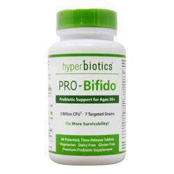 Hyperbiotics PRO-Bifido 3 Billion CFU - 60 Time-Release Tablets