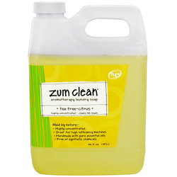 靛蓝野生Zum清洁洗衣皂，茶树柑橘- 32 fl oz