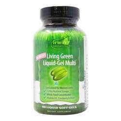 Irwin Naturals Women's Living Green Liquid-Gel Multi - 90 Softgels