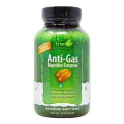 Irwin Naturals Anti-Gas Digestive Enzymes - 45 Softgels