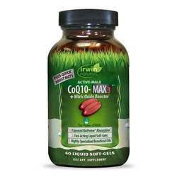 Irwin Naturals CoQ10 Max3 + Nitric Oxide Booster