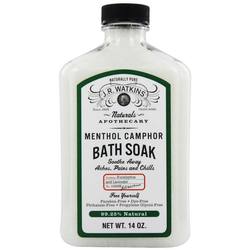 J R Watkins Calming Bath Soak, Menthol Camphor - 14 oz
