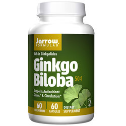 Jarrow Formulas Ginkgo Biloba - 60 mg - 60 Capsules