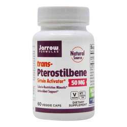 Jarrow Formulas trans-Pterostilbene - 50 mg - 60 Veggie Caps