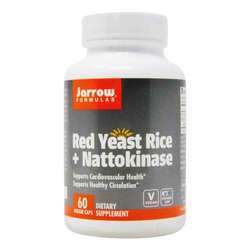 Jarrow Formulas Red Yeast Rice + Nattokinase - 60 Veggie Caps