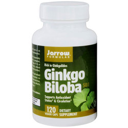 Jarrow Formulas Ginkgo Biloba 50:1 - 120 mg - 120 Vegetarian Capsules