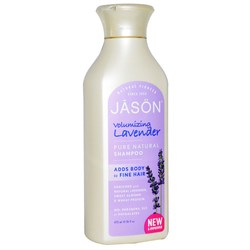 Jason Natural Cosmetics Volumizing Pure Natural Shampoo, Lavender - 16 fl oz