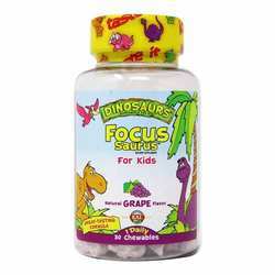 Kal Focus-Saurus，葡萄- 30咀嚼片