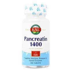 Kal Pancreatin - 1400 mg  - 100 Tablets