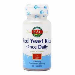Kal Red Yeast Rice Once Daily - 1200 mg - 30 Tablets