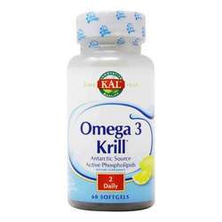 Kal Omega 3 Krill - 1000 mg - 60 Softgels