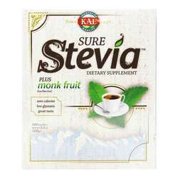 Kal Pure Stevia Plus Monk Fruit - 100 Packets