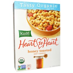 Kashi Heart to Heart Cereal (10 Pack), Honey Toasted Oat - 10 - 12 oz Boxes