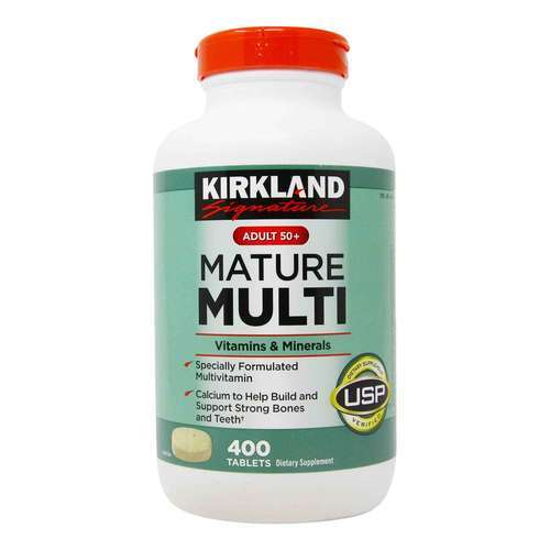 Kirkland Signature Mature Adult Multi Vitamin Tablets 400 ct 