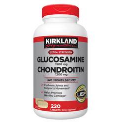 Kirkland Signature Glucosamine and Chondroitin - 220 Tablets