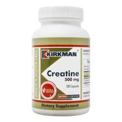 Kirkman Labs Creatine 500 mg, Hypoallergenic - 120 Capsules