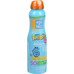 Kiss My Face Kids Defense Continuous Spray Mineral Sunscreen, SPF 30 - 6 fl oz