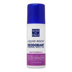 Kiss My Face Liquid Rock Roll-On Natural Deodorant, Peaceful - 3 oz (88 ml)