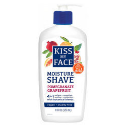 Kiss My Face Moisture Shave Cream, Pomegranate Grapefruit - 11 fl oz