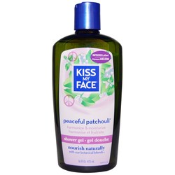 Kiss My Face Peaceful Patchouli Bath  Shower Gel - 16 Oz