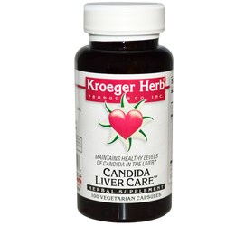Kroeger Herb Candida Liver Care - 100 Veggie Caps