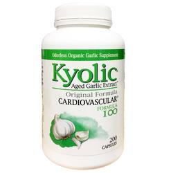 Kyolic Kyolic Formula 100 Garlic Extract Cardiovascular - Yeast Free - 200 Tablets