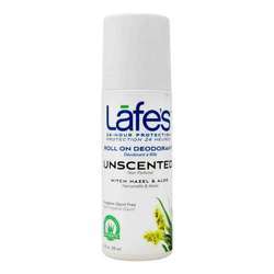Lafe's Natural Body Care All Natural Roll On Deodorant, Unscented - 2.5 oz