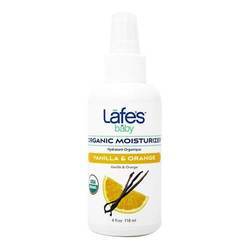 Lafe's Natural Body Care Organic Baby Kids Moisturizer Vanilla Orange  - 4 fl oz (118 ml)
