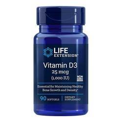 Life Extension Vitamin D3, 1000 IU - 90 Softgels