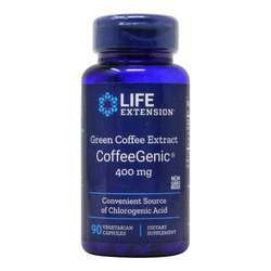Life Extension CoffeeGenic Green Coffee Extract - 90 Vegetarian Capsules