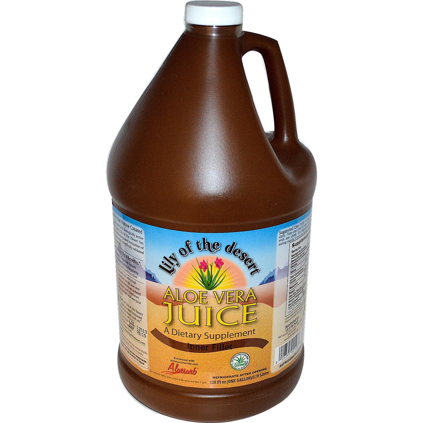 Lily Of The Desert Organic Aloe Vera Juice - 1 Gallon ...