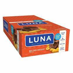 Luna Bars Luna Bar -  Nutz Over Chocolate, Chocolate - 15 Bars