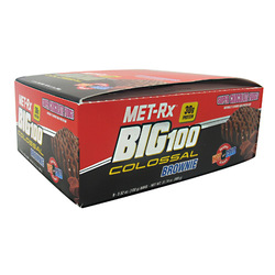 MET-Rx Big 100 Colossal Bars, Super Chocolate Fudge - 9 bars