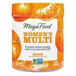 Megafood妇女的多胶粘剂，橘子-60胶粘剂