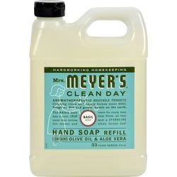 梅耶斯夫人清洁日手皂，罗勒- 33液盎司(975毫升)
