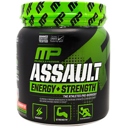 MusclePharm Assault Energy + Strength Pre-Workout, Strawberry - 30 servings