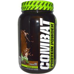 MusclePharm Combat Protein Powder, Mint Chocolate Chip - 2 lbs