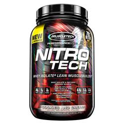 MuscleTech Nitro-Tech , Cookies & Cream - 2 lbs