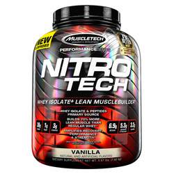 MuscleTech Nitro-Tech, Vanilla - 4 lbs