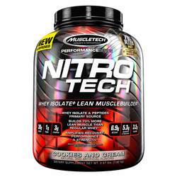 MuscleTech Nitro-Tech, Cookies & Cream - 4 lbs