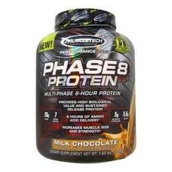 MuscleTech Phase 8, Milk Chocolate - 4.6 lbs (2.09 kg)
