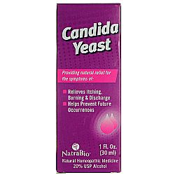 Natra-Bio Candida Yeast, Unflavored - 1 fl oz