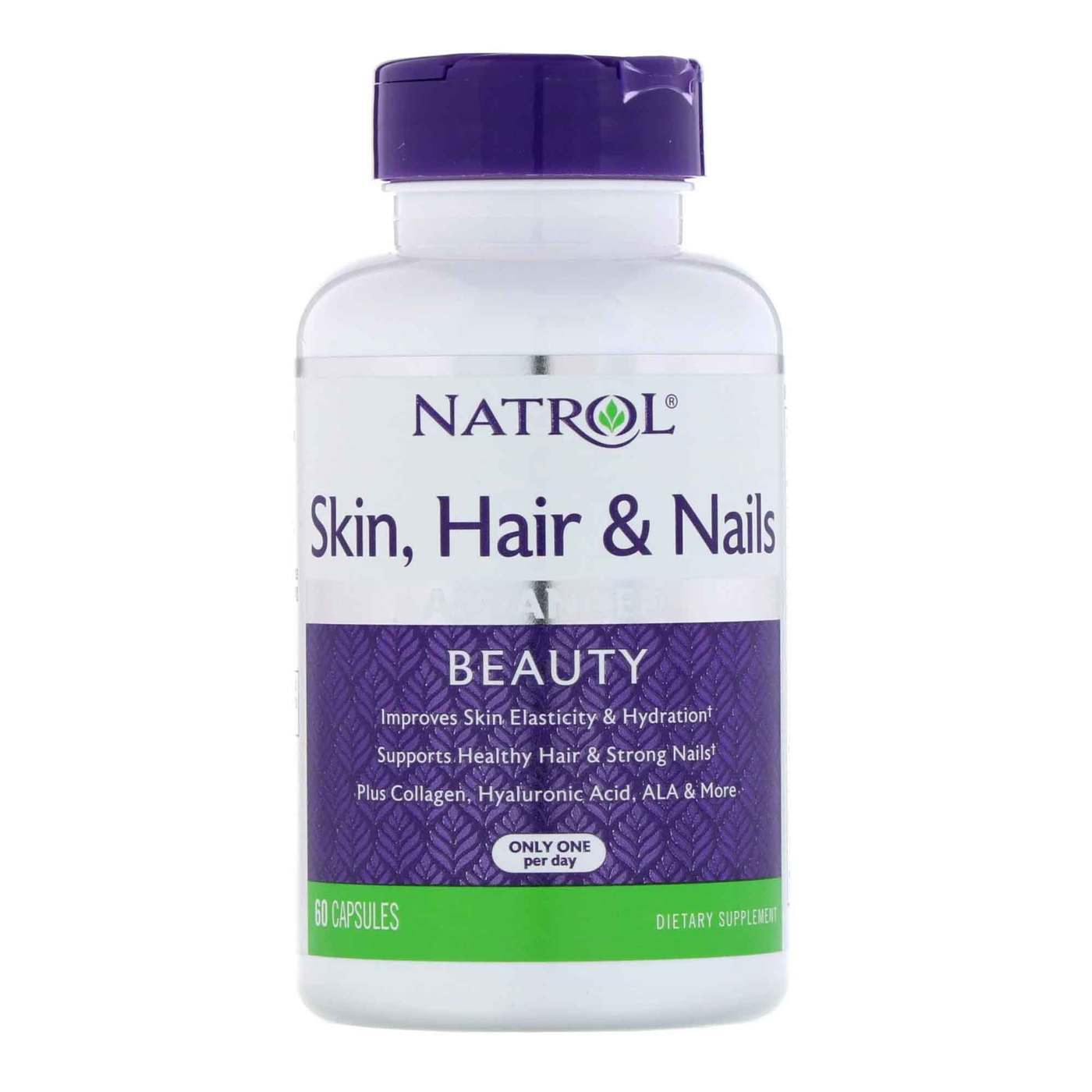 Natrol Skin- Hair Nails - 60 Capsules 