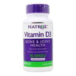 Natrol Vitamin D3 - 10,000 IU - 60 Tablets