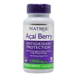Natrol Acai Berry - 1,000 mg - 75 Veggie Capsules