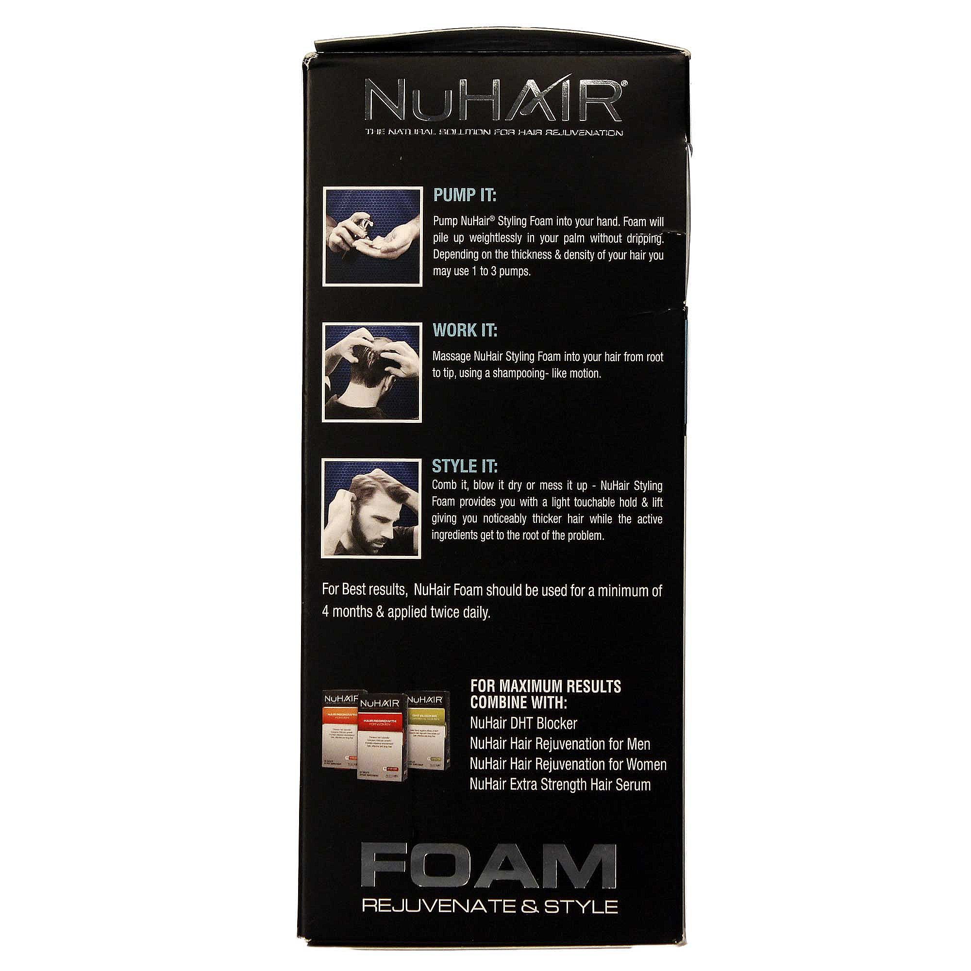 Natrol Nu Hair Foam Rejuvenate And Style 34 Oz EVitaminscom