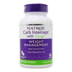 Natrol Carb Intercept with Phase 2 - 120 Veggie Capsules