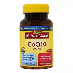 天然CoQ10, 100毫克- 72软凝胶
